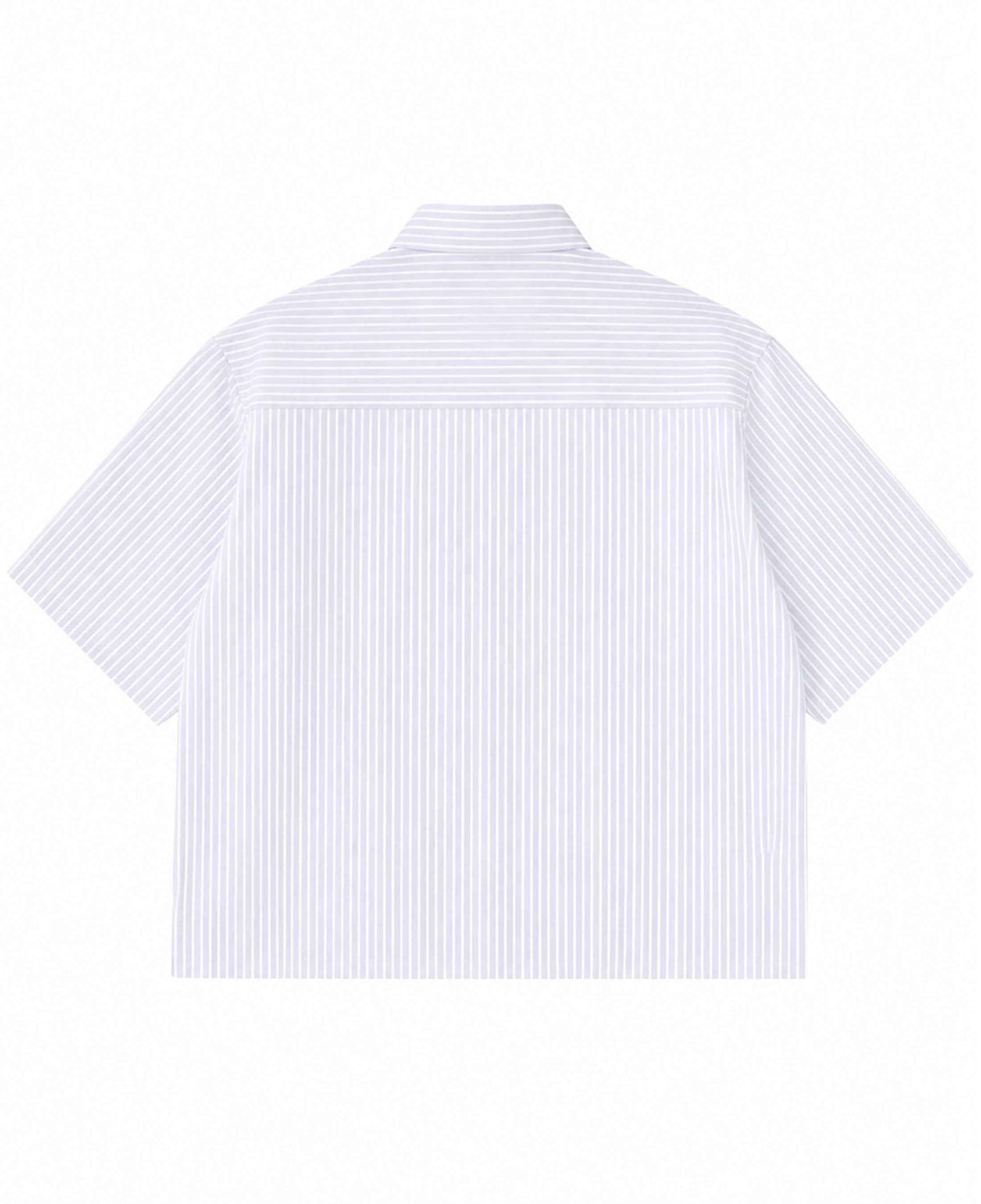 Blue Striped Oxford Boxy Shirt
