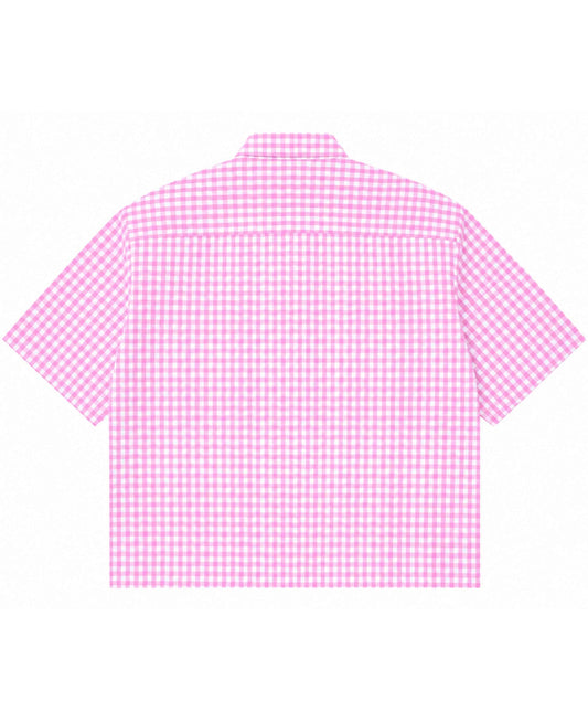 Red Picnic Oxford Boxy Shirt