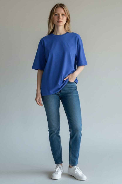 Blue Oversized T-Shirt