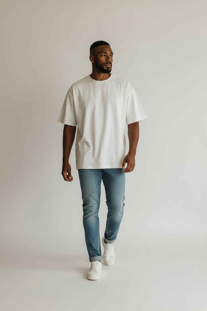 White Oversize T-Shirt 190 GSM