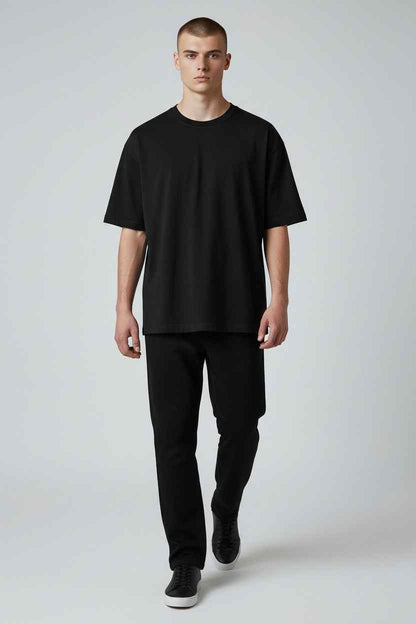 Black Oversized T-Shirt 100% Cotton