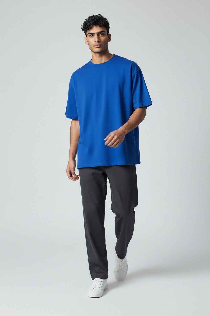 Blue Oversized T-Shirt