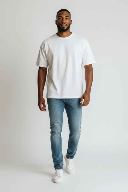 White Oversized T-Shirt 100% Cotton