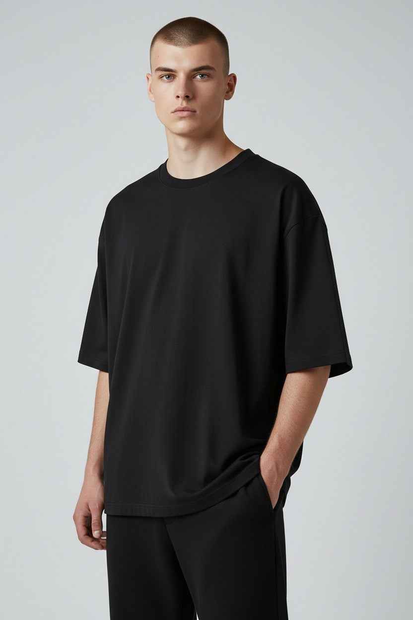 Black Oversized T-Shirt 240 GSM