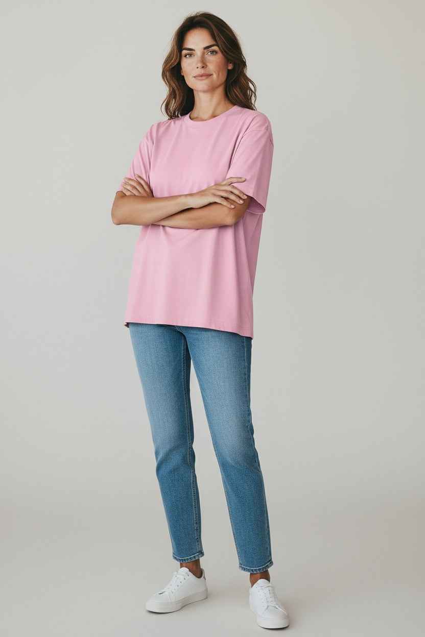 Baby Pink Oversized T-Shirt