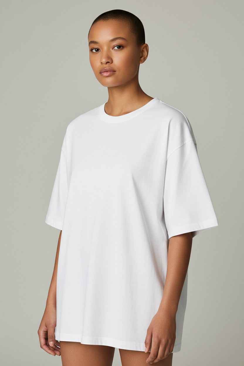 White Oversize T-Shirt 190 GSM