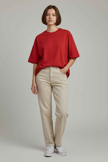 Red Oversized T-Shirt