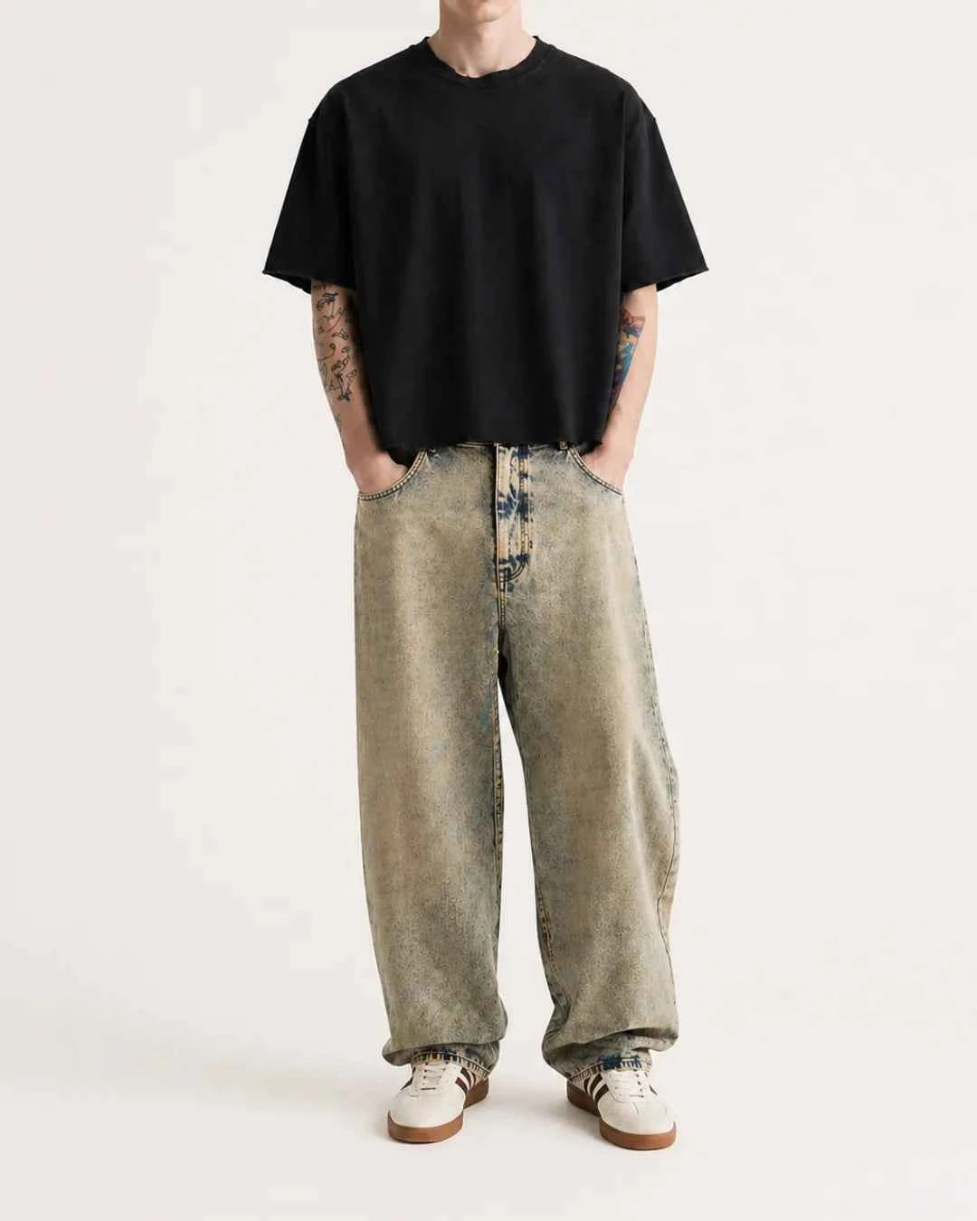 Black Boxy Fit T-shirt