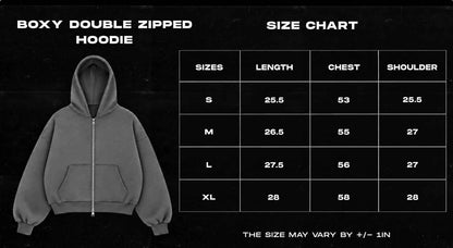 Cream Boxy Hoodie