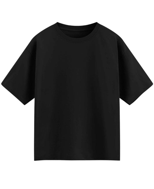 Black Oversized T-Shirt 100% Cotton