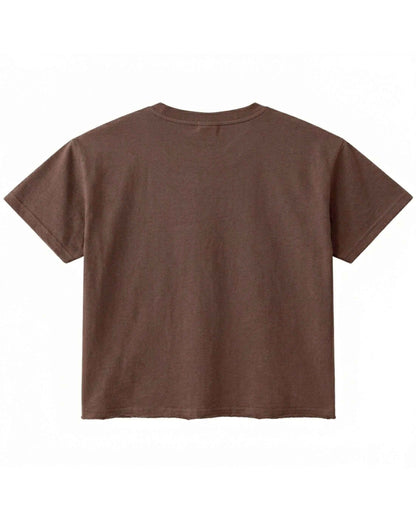 Brown Boxy Fit T-shirt