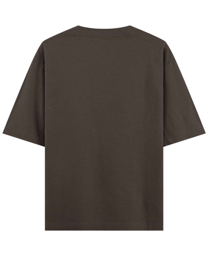 Coffee Brown Oversized T-Shirt