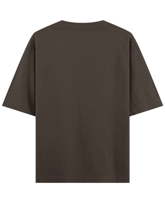 Coffee Brown Oversized T-Shirt