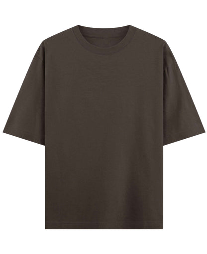 Coffee Brown Oversized T-Shirt