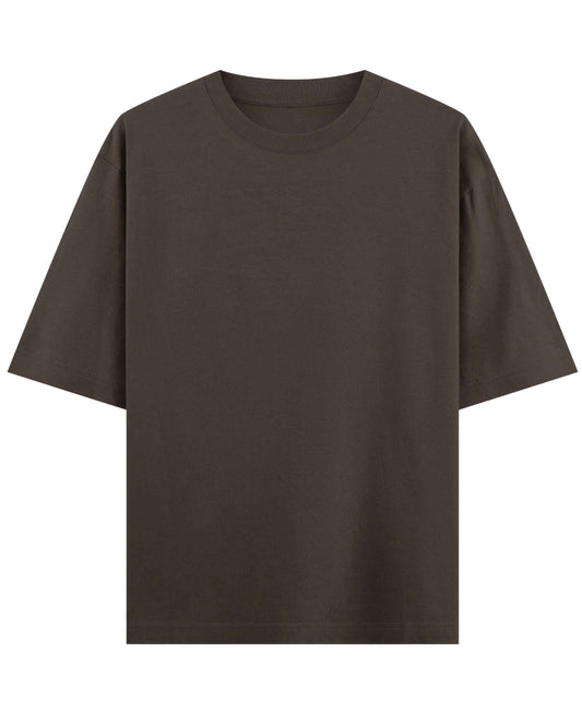 Coffee Brown Oversized T-Shirt