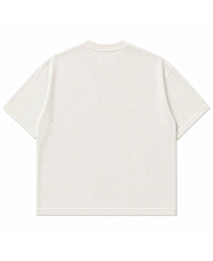 Off-White Waffle Boxy Fit