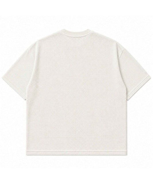 Off-White Waffle Boxy Fit