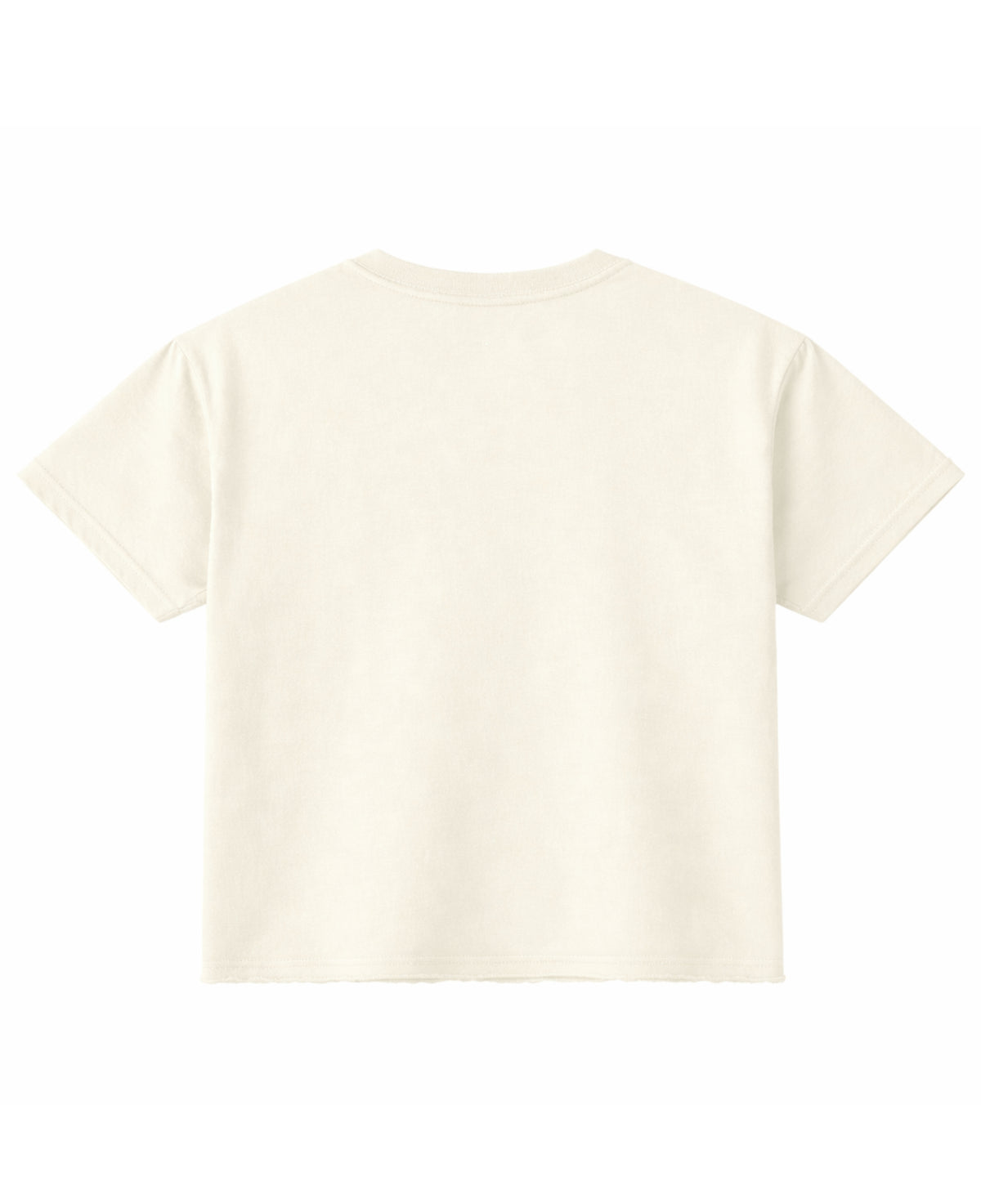 Off White Boxy Fit T-shirt Back Design