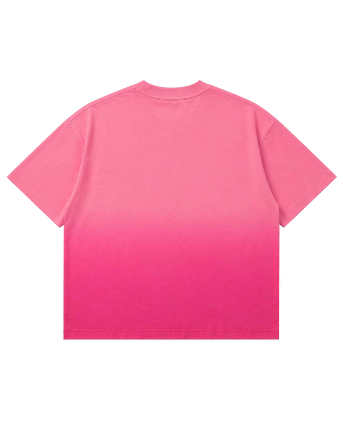 Pink Sunfade Ombré Wash Boxy Fit T-shirt